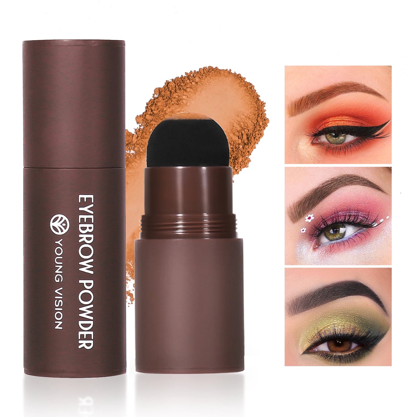 Eyebrow Stamp Waterproof Long Lasting Natural Brow Stamp Shaping Kit Shape Brow Stamp Contouring Stick Hairline