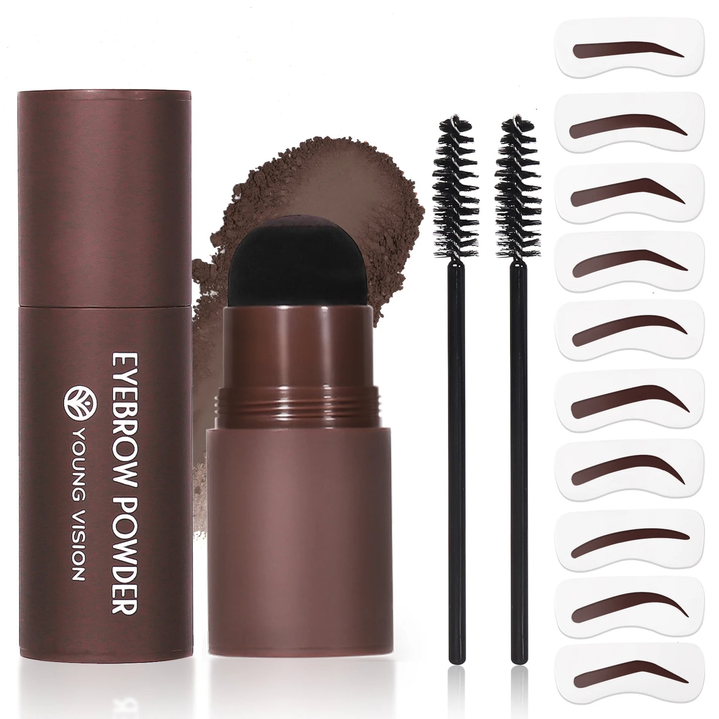 Eyebrow Stamp Waterproof Long Lasting Natural Brow Stamp Shaping Kit Shape Brow Stamp Contouring Stick Hairline