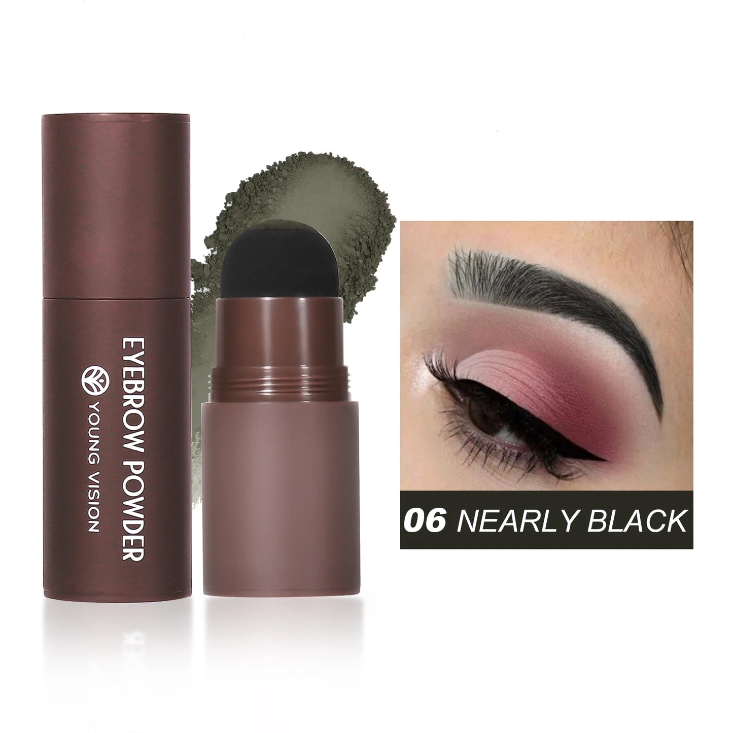 Eyebrow Stamp Waterproof Long Lasting Natural Brow Stamp Shaping Kit Shape Brow Stamp Contouring Stick Hairline
