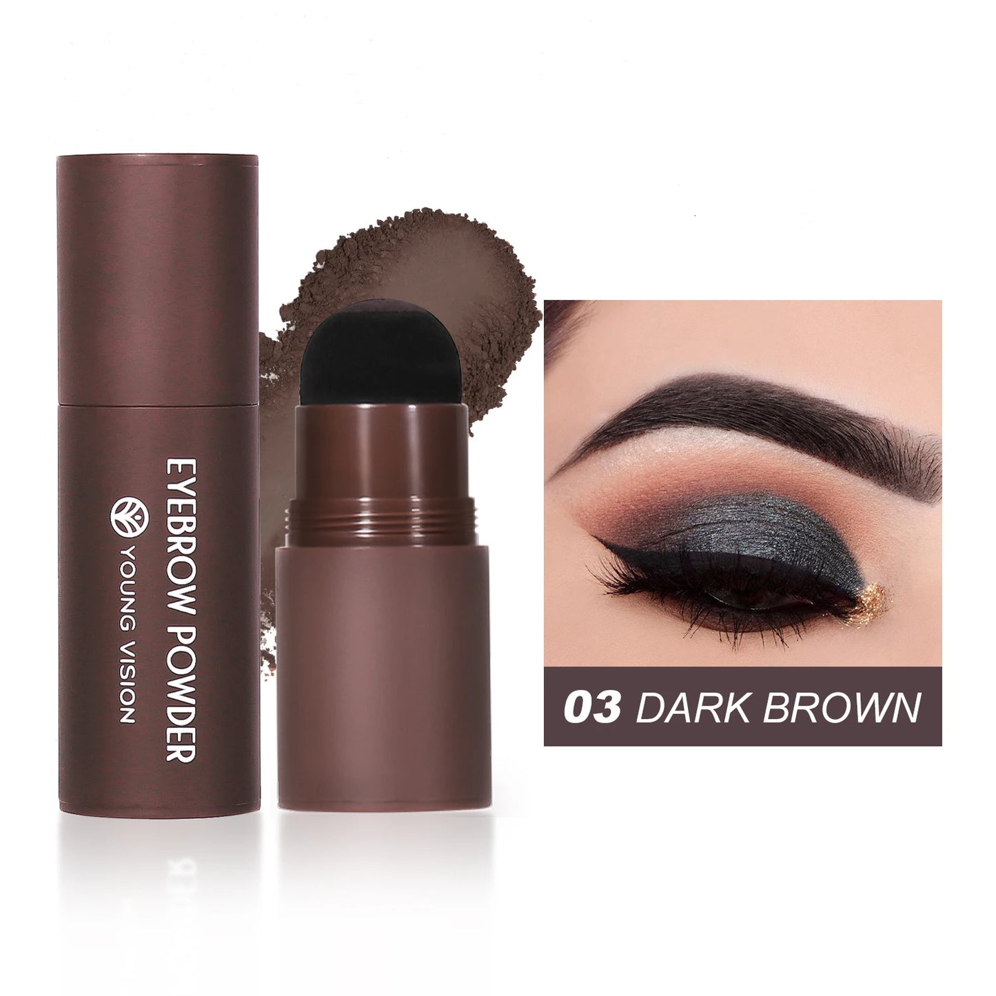 Eyebrow Stamp Waterproof Long Lasting Natural Brow Stamp Shaping Kit Shape Brow Stamp Contouring Stick Hairline