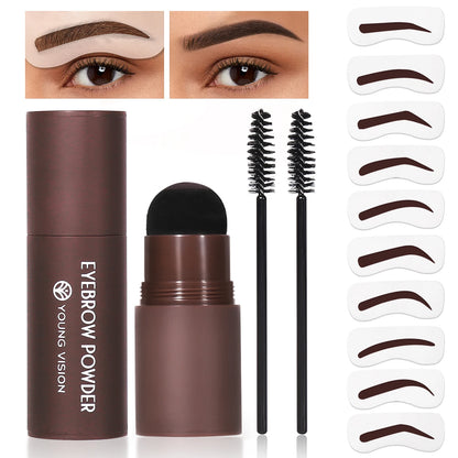 Eyebrow Stamp Waterproof Long Lasting Natural Brow Stamp Shaping Kit Shape Brow Stamp Contouring Stick Hairline