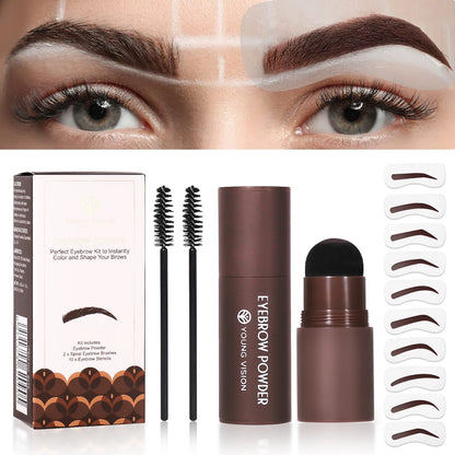 Eyebrow Stamp Waterproof Long Lasting Natural Brow Stamp Shaping Kit Shape Brow Stamp Contouring Stick Hairline